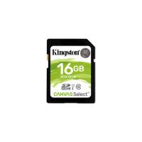 Kingston 16GB SDHC Canvas Select 80R CL10 UHS-I Card