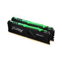 Kingston 16GB 3200MHz DDR4 CL16 DIMM (Kit of 2) FURY Beast RGB