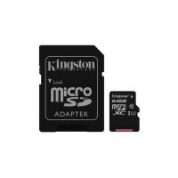 Kingston 64GB microSDXC Canvas Select 80R CL10 UHS-I Card + SD Adapter