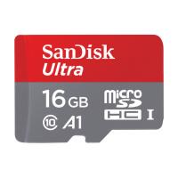 SanDisk Ultra Android microSDHC 16GB + SD Adapter  98MB/s A1 Class 10 UHS-I - Imaging Packaging