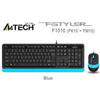 A4 Tech F1010 MM Klavye Mouse Set Mavi USB