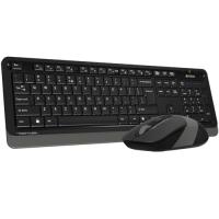 A4 Tech FG1010 Q Kablosuz MM Klavye Mouse Gri