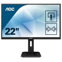 AOC 21.5 22P1D LED Pivot MM Monitör 2ms Siyah