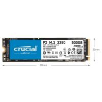 Crucial P2 500GB SSD m.2 NVMe PCIe CT500P2SSD8