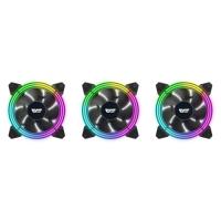 DarkFlash CF8 PRO 3pin A-RGB 3x12cm Fan Kit (3'lü)