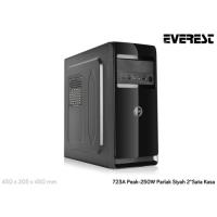 Everest 723A Peak-250W Mid Tower Kasa Siyah