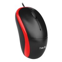 Havit MS851 Kırmızı-Siyah Kablolu Mouse