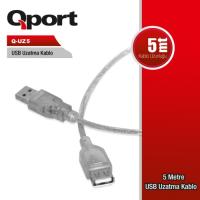 Qport  Q-UZ5 5 Metre Power Uzatma Kablosu