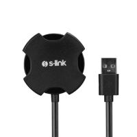 S-link Swapp SW-U212 Siyah Usb 2.0 4 Port Hub