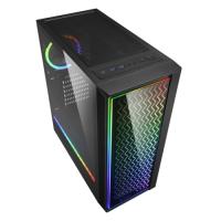 Sharkoon RGB-LIT-200 Midi Tower Kasa Siyah