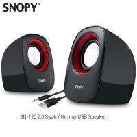 Snopy SN-120 2.0 Siyah/Kırmızı USB Speaker