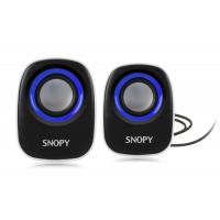 Snopy SN-120 2.0 Beyaz/Mavi USB Speaker