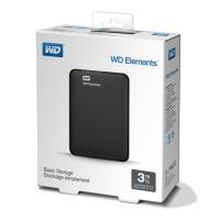 WD 2.5 3TB Elements WDBU6Y0030BBK Siyah