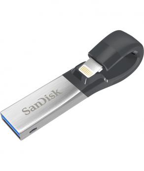 SanDisk iXpand Flash Drive 256GB - USB for iPhone (lightning connector)