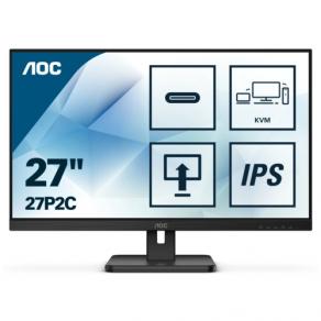 AOC 27 27P2C IPS Monitör Type-C KVM 4ms Siyah