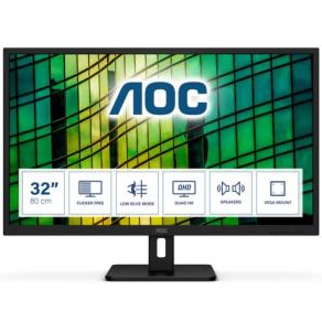 AOC 31.5 Q32E2N 2K IPS Monitör 4ms Siyah