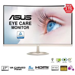 Asus 27 VZ27VQ LED Curved Monitör Gold-Siyah 5ms