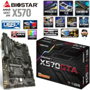 Biostar X570GTA 4000Mhz OC S+V+GL DDR4 AM4 (ATX)