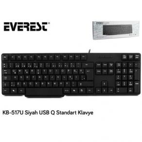 Everest KB-517U Siyah USB Q Standart Klavye