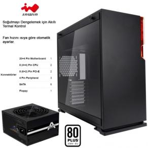 In-Win 101 550W Asus Edition Mid Tower Kasa Siyah