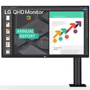 LG 27 27QN880 ERGO 2K IPS TypeC Monitör 5ms Siyah