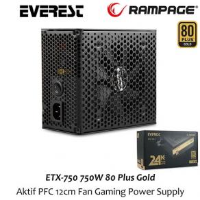 Rampage ETX-750-1 750W 80+ Gold Güç Kaynağı