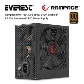 Rampage RMP-750-80PB 750W 80+ Bronze Güç Kaynağı