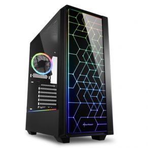 Sharkoon RGB-LIT-100 Midi Tower Kasa Siyah