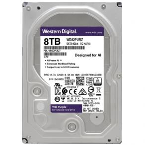 WD PURPLE 3,5 8TB 256MB 7200RPM WD82PURZ